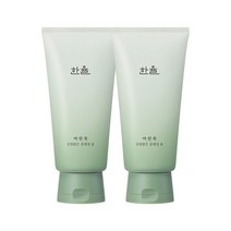 한율 어린쑥 진정맑은 클렌징폼 120g 저자극 x2입, 클렌징 폼 2개