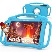 Azeyou 태블릿 7인치 안드로이드 11 태블릿 2GB RAM 및 32GB 유아 교육용 앱 및 게임 자녀 보호 기능 K10 태블릿 블루