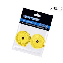 MTB 타이어 자전거 림 스트립 타이어 라이너 튜브 보호대 PVC 테이프 700C 26 27.5 인치 휠 MTB 로드, 03 29Inch X20mm