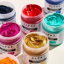 알파 고점도 헤비바디 아크릴물감 250ml 2290 A Raw Umber, 상세페이지 참조