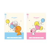 카카오프렌즈 해피모먼트 1-2 받아쓰기 노트(어피치)-팩(10개입)