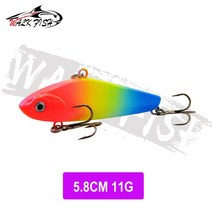 도보 물고기 침몰 진동 낚시 미끼 10g 14g 18g 22g 하드 인공 VIB 겨울 얼음 파이크 태클 Isca Pech, 24 Type C-11g