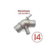 알루미늄 합금 냉각 냉각수 호스 커넥터 슈퍼차저 파이프 골프 MK4 Bettle A3 S3 TT Seat Leon 1.6 1.8T, 7.81