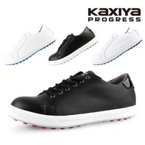 [기타브랜드] 카시야 프로그레스 브릭 스파이크리스 골프화, 색상:블랙_여성용_235