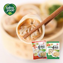 삼육 비건 김치손만두 1Kg+야채손만두 1kg 채식만두 야채만두 냉동만두 찐만두