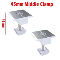 루프랙 클램프 스노우보드 거치대 차량용 가로바 2/10Pcs 광전지 브래킷 클램프 솔라 패널 마운팅 중반 시, 04 45mm 2pcs
