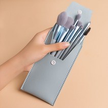 휴대용 매트 미니 메이크업 브러쉬 세트 부드러운 헤어 가방 포함 미용 도구 8 개 신제품, D1