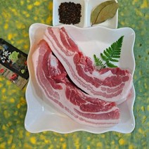 삼겹살 통삼겹살 냉삼 500g 고원돈 통삼겹 캠핑고기, 5.0cm