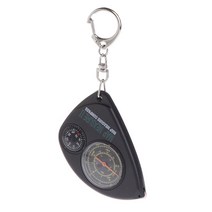 LX-1 야외 캠핑지도 범위 범위 나침반 다중 기능 주행 거리계 나침반, 1개