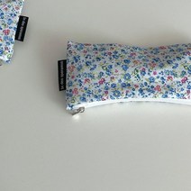 [천삼백케이] [인 데오 스페라무스] 라이트블루 꽃 필통, 단품