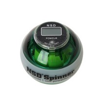 NSD 스피너 - 라이트랩 /LED 발광 & 카운터 장착 악력 손목운동, 그린