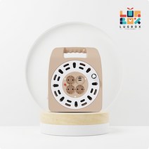 러그박스 20M 3구 USBx2포트 크림브라운 1.5SQ 전기 릴선 연장선, 20M USB 1.5SQ 브라운, 1개