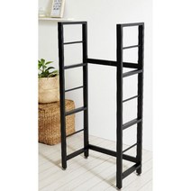 조립형 시크블랙스틸 책장프레임(60x120cm) 장식 벽면 서류 거실 수납 선반, 책장프레임(60x180cm)