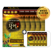 오디코디황제앤 160g (파우치형) 피부 비자극 시험 완료 새치 커버 염색약 [구성별 증정 이벤트], 자연갈색, 5박스+5박스