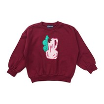 [리틀그라운드](WN)데님인더박스-샤인화병맨투맨 73A11-334-05