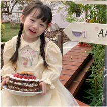 바로배송 여아봄원피스 애니프릴 샤 원피스 자매커플룩 샤랄라원피스 공주옷 등원 나들이 예쁜