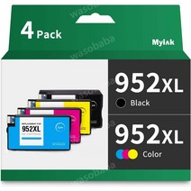 HP OfficeJet 952XL 잉크 교체 카트리지, 1, Black Cyan Magenta Yellow