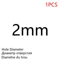 1-25mm 가죽 공예 도구 세트 펀칭 구멍 펀치 라운드 스틸 중공 금속 가스켓 고무, 06 Black 2mm 1pcs