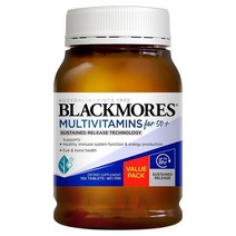 뉴질랜드 블랙모어스 Blackmores Multi For 50+ 50세이상 멀티비타민 서스테인드 릴렉스 150정, 1팩