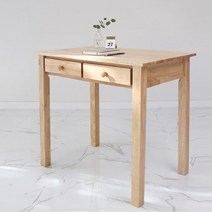 벤트리 원목 베이직 서랍 책상 2size (2서랍/3서랍) 사각책상