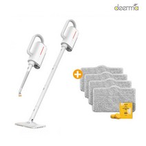 샤오미 디어마 deerma 멀티 스팀청소기 ZQ610 ZQ600, 스팀청소기+전용걸레 4개입