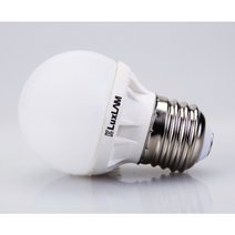 룩스램 LED 인치구 4W G45 전구 램프 다용도 인테리어 조명 주광색 전구색 E26, 전구색(2700K)