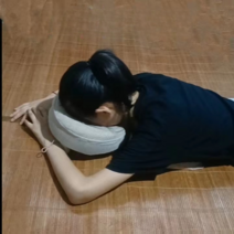 경추자세교정기 곱추 직장인 학생 교사 노동자 좌식 장시간 근무자 흉추 척추 재설정 보조기 베개, 기본