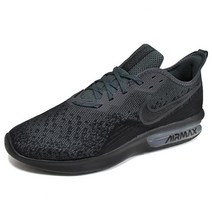 정품 국내배송 나이키 에어맥스 시퀀트4 런닝화 운동화 신발 트리플블랙 올블랙 AO4485-002