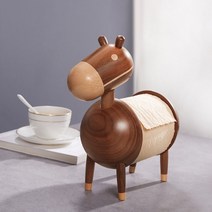 디자인 특허 동키 호두나무 원목 휴지걸이 당나귀 우드 휴지 케이스 두루마리 홀더 집들이 선물 인테리어 소품