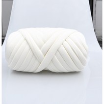 세븐컨셉 자이언트 얀 1kg 털실 DIY 망고실 빅얀 굵은실, M09 화이트