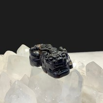 천연원석 관상용 타이거아이 블루 호안석 비휴 13~15g h1.2×3cm