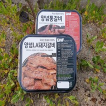 [NO 연육제 / NO 보존료] 20년 쉐프 손맛 국내산 100% 수제 양념 돼지갈비 LA갈비 1kg 2종 숯불갈비 양념갈비 캠핑고기 밀키트 고기반찬 돼지갈비구이 돼지양념구이, 양념통갈비(세로갈비), 1팩