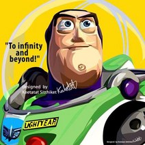 팝아트액자 토이스토리 버즈 To infinity and beyond 액자