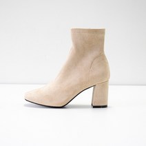 르본디 여성 앵클삭스부츠 발편한 발목부츠 7cm