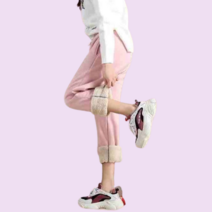 겨울 털 솜 바지 10대 20대 30대 여자 기모 양털 조거 팬츠 일자 허리밴딩 방한 츄리닝 트레이닝복 하의