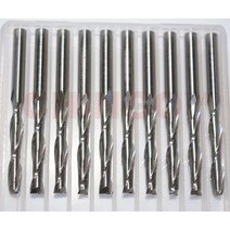 파쇄기 분쇄기 목재 톱밥 3.175mm(1/8 '')* 개 CNC 솔리드 카바이드 텅스텐 엔드 목공 커터 2 플, 한개옵션0