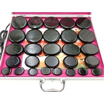 마사지 돌 마사지돌 스파 테라피 스톤 스톤마사지 경락 괄사 핫스톤, 작은가열탱크에는에너지스톤이포함되어있지않습니다