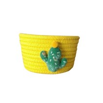 코튼 로프 보관 바구니 직조 북유럽 가정 잡화 아기 장난감 술 책상 작은 정리 상자 16*9cm, CHINA, 04 4