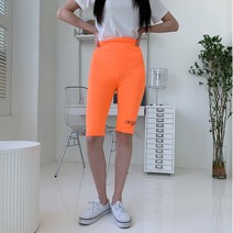 코지 여자 데일리 자전거 전국일주 레터링 래쉬 5부 레깅스