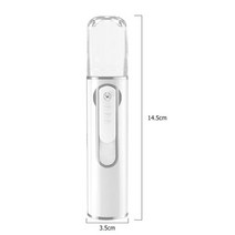 얼굴 사우나 기계 20ml usb 충전 모이스춰 라이저 스프레이 휴대용 수화 나노 미터, 하얀