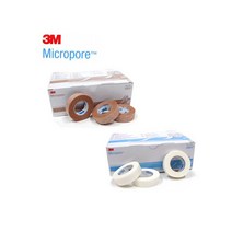 3M 3M종이반창고 1개 상처밴드 마이크로포 듀라포, size 1.25cm 흰색