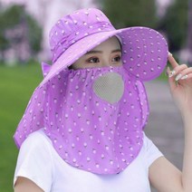 농사 농부 과수원 밭일 텃밭 작업용 얼굴 햇빛 가리개 모자 썬캡 선캡