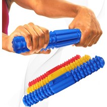 손가락 고장력 그립 손힘 여자용 약한 재활공 손 악력기 물리 치료용 플렉스 테니스 엘보 바 강도 팔뚝 트위스트 엑서사이즈 골퍼 재활 건염 통증, 파란색25lb