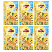 Lipton Tea & Honey Green Tea Mix 립톤 티앤허니 아이스 그린티 믹스 망고 파인애플맛 10개입 6팩