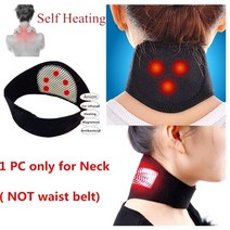 탈장복대 조절식 토르말린 자체 가열 자기 허리 벨트 요추 지지대 등 이중 밴드 aja, S, 1.For Neck One 사이즈 - S