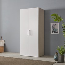 애쉬 800 원룸 침실가구 슬림 장롱 수납 긴문 옷장 시리즈, 그레이