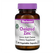 Bluebonnet Nutrition Zinc 아연 30mg 90캡슐 1개