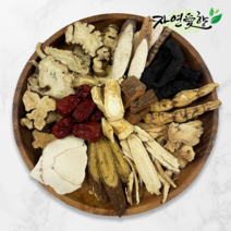 자연애향 국산 십전대보차 십전대보 재료 세트 1200g 한방차, 재료세트 1200g(인삼 변경)