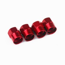 타이어구찌 타이어밸브캡 타이어에어캡4pcs 금속 자동차 휠 타이어 밸브 캡 BMW M3 M5 M6 X1 X3 E46 E90 E3, 02 Red_05 For Jeep