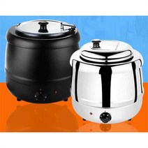10L13L 따뜻한 국물 스프 전기 보온기 죽 워머기, 13L 블랙B, 1개